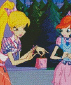 Bloom And Stella Winx Club 5D Diamond Painting