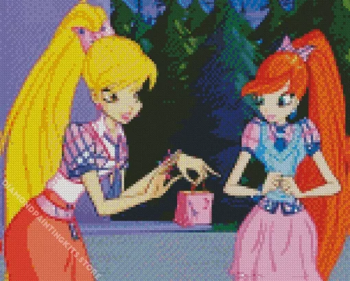 Bloom And Stella Winx Club 5D Diamond Painting