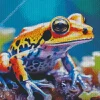 Orange Frog 5D Diamond Painting