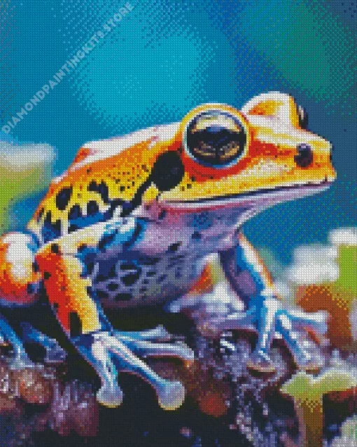 Orange Frog 5D Diamond Painting