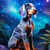 Blue English Coonhound 5D Diamond Painting