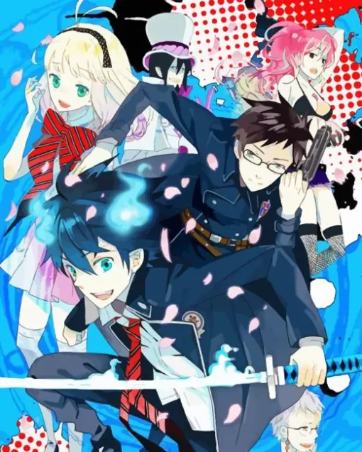 Blue Exorcist Anime Characters 5D Diamond Painting