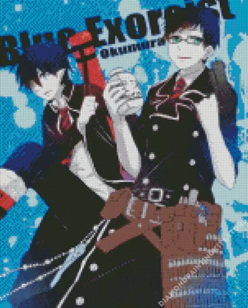 Blue Exorcist Poster 5D Diamond Painting