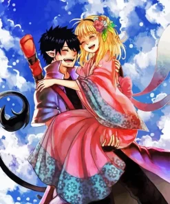 Blue Exorcist Rin And Shiemi 5D Diamond Painting