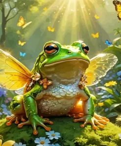 Cool Butterfly Frog 5D Diamond Painting