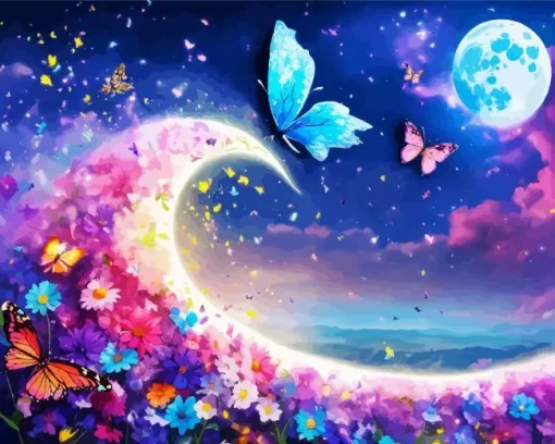 Cool Galaxy Butterfly Art 5D Diamond Painting