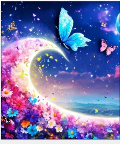 Cool Galaxy Butterfly Art 5D Diamond Painting