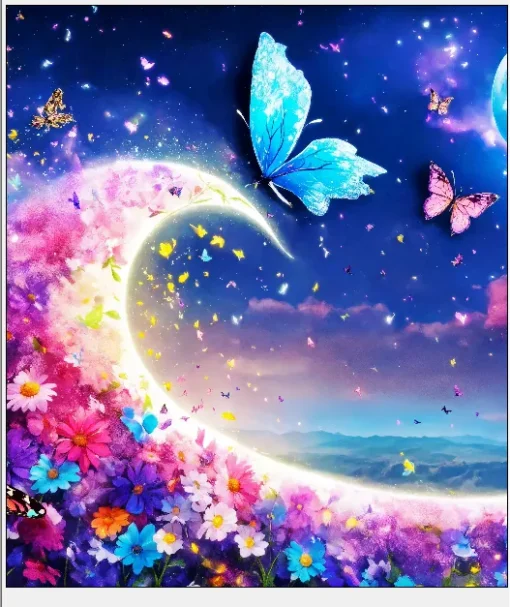 Cool Galaxy Butterfly Art 5D Diamond Painting