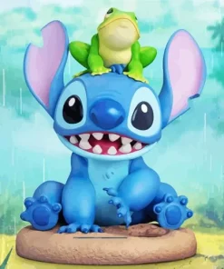 Cute Frog And Stitch 5D Diamond Painting