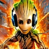 Dj Groot 5D Diamond Painting