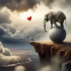 Elephant Balancing 5D Diamond Painting