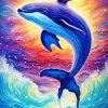 Fantasy Whale Art 5D Diamond Painting