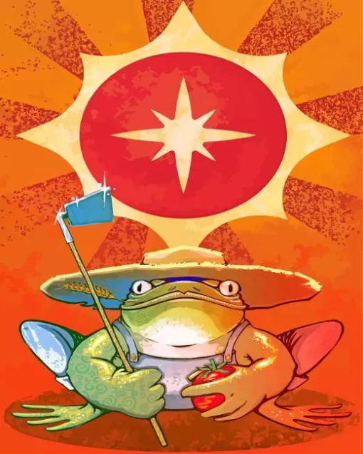 Farmer Frog 5D Diamond Painting