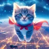 Flying Cat Art 5D Diamond Painting