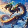 Flying Dragon 5D Diamond Painting