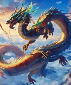 Flying Dragon 5D Diamond Painting