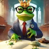 Frog With Glasses 5D Diamond Painting