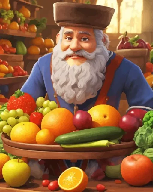 Fruit Man Art 5D Diamond Painting