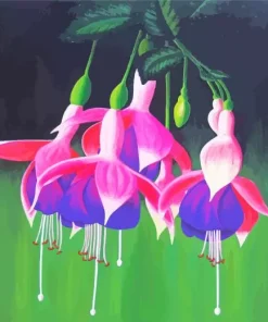 Fuchsia Art 5D Diamond Painting