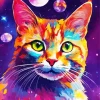 Galaxy Cat Art 5D Diamond Painting