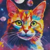 Galaxy Cat Art 5D Diamond Painting