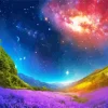 Galaxy Landscape Art 5D Diamond Painting