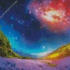 Galaxy Landscape Art 5D Diamond Painting