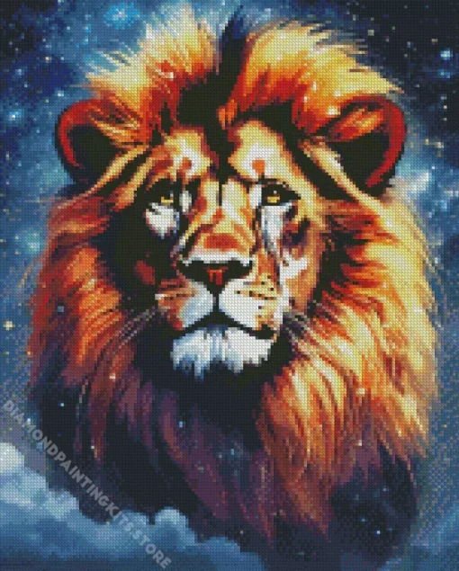 Galaxy Lion 5D Diamond Painting