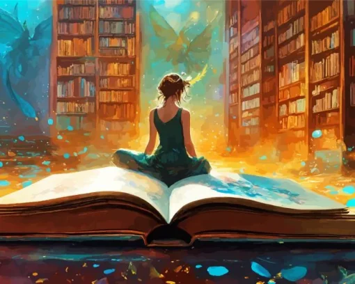 Giant Fantasy Book 5D Diamond Painting