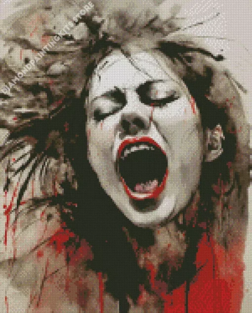 Girl In Pain Art 5D Diamond Painting