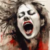 Girl In Pain Art 5D Diamond Painting