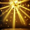 Golden Disco Ball 5D Diamond Painting