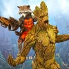 Groot And Rocket Fortnite Heroes 5D Diamond Painting