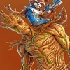 Groot In Fortnite Game 5D Diamond Painting