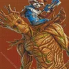 Groot In Fortnite Game 5D Diamond Painting