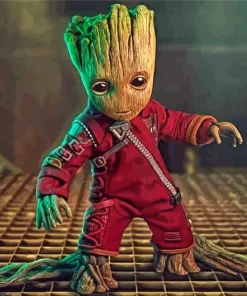 Groot In Suit Hero 5D Diamond Painting