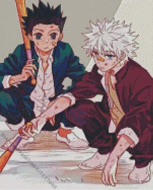 Grown Up Gon And Killua 5D Diamond Painting