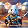 Samurai Mouse 5D Diamond Painting