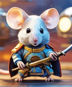 Samurai Mouse 5D Diamond Painting