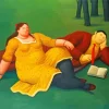 Fernando Botero Couple 5D Diamond Painting