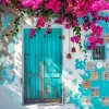 Bougainvillea Front Door 5D Diamond Painting