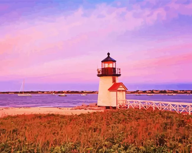 brant point lighthouse Diamond Dotz Brant Point Lighthouse 5D Diamond Painting