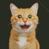 Cat Smiling 5D Diamond Painting