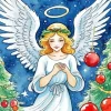 Christmas Angel 5D Diamond Painting