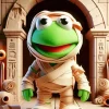 Kermit The Frog Mummy 5D Diamond Painting