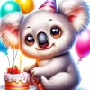 Koala Birthday 5D Diamond Painting