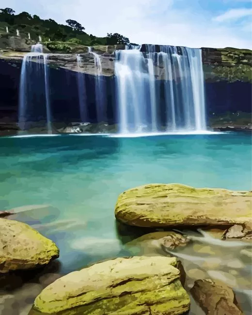 river water landscape Diamond Paints River Water Landscape 5D Diamond Painting