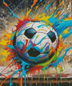 Soccer Ball 5D Diamond Painting