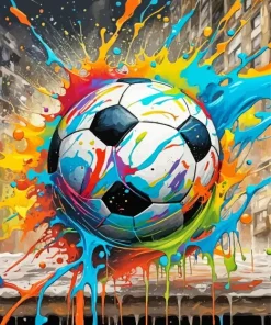 Soccer Ball 5D Diamond Painting