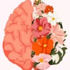 Brain With Flowers 5D Diamond Painting